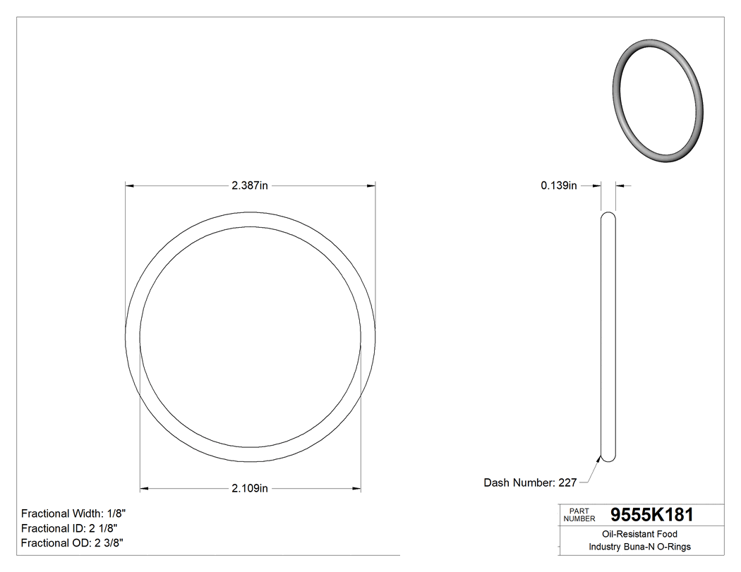 Technical drawing - 9555K181